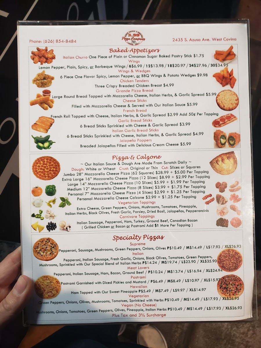 399 Pizza Co. Menu - Image 5